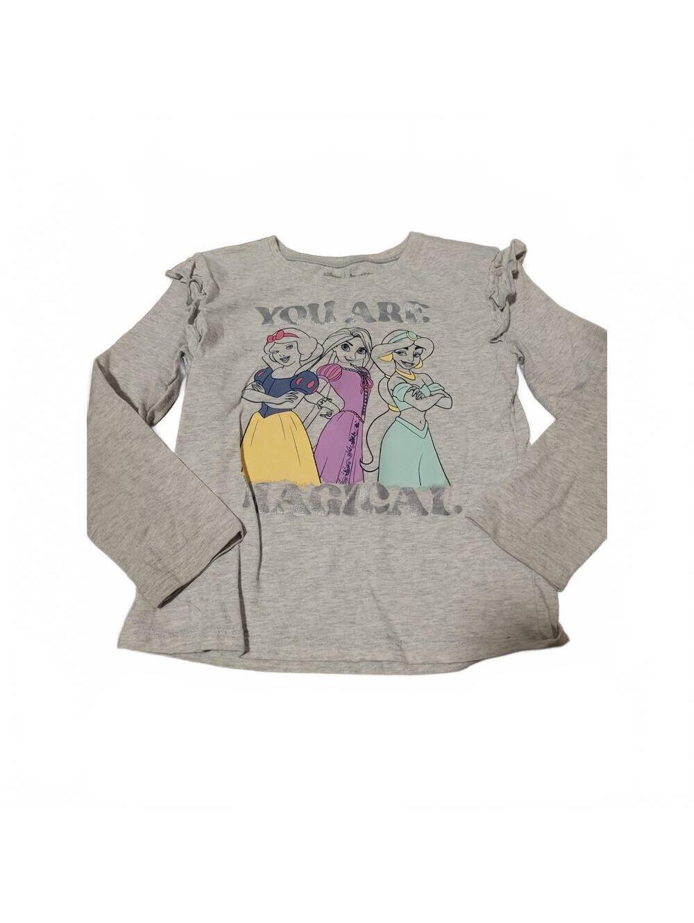 Jumping Beans Girls Long Sleeve Princess Graphic Tee Size 5
